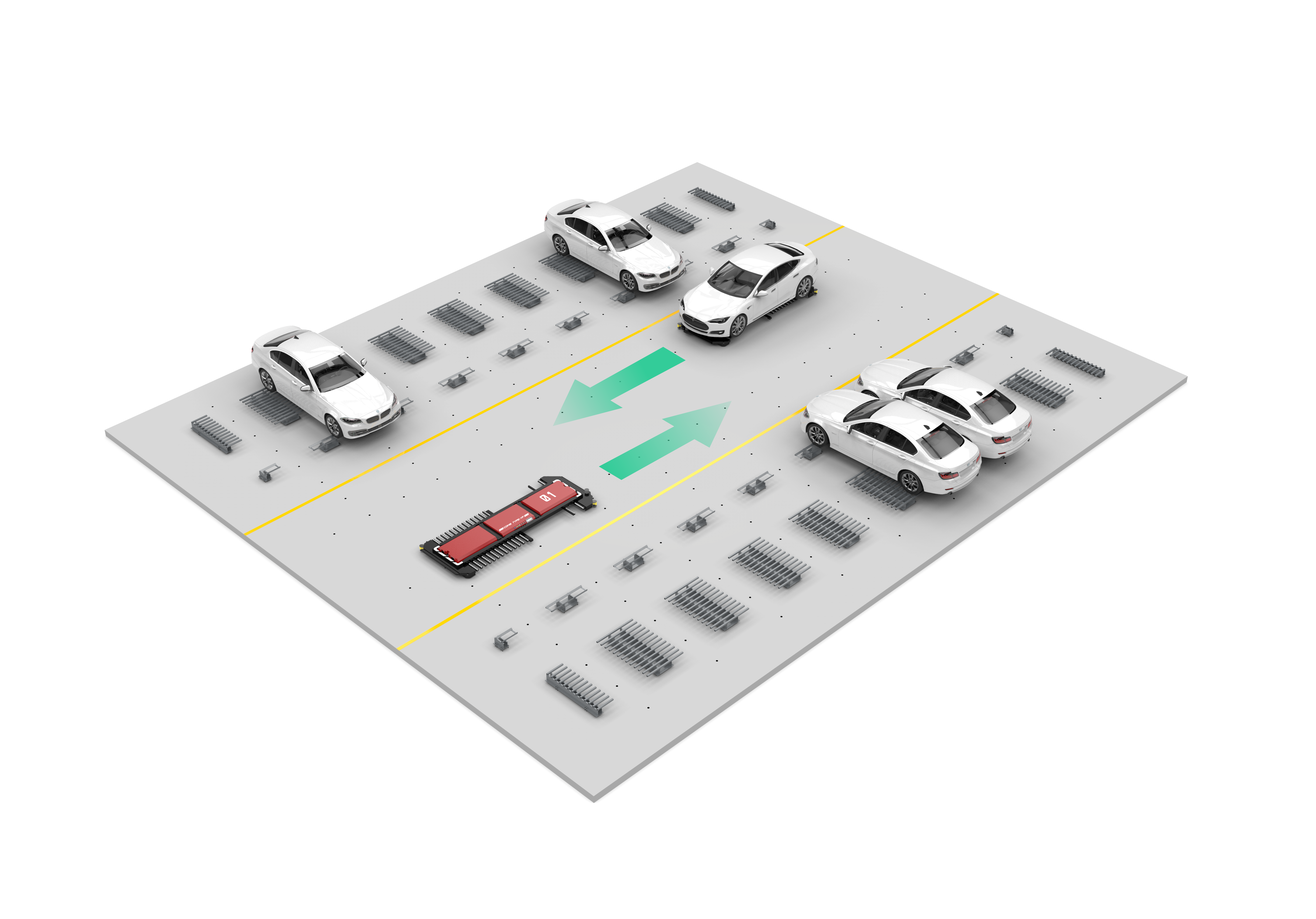 agv机器人在立体停车库的应用